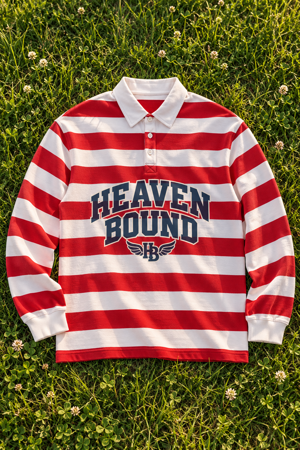Heaven Bound Varsity Rugby Polo