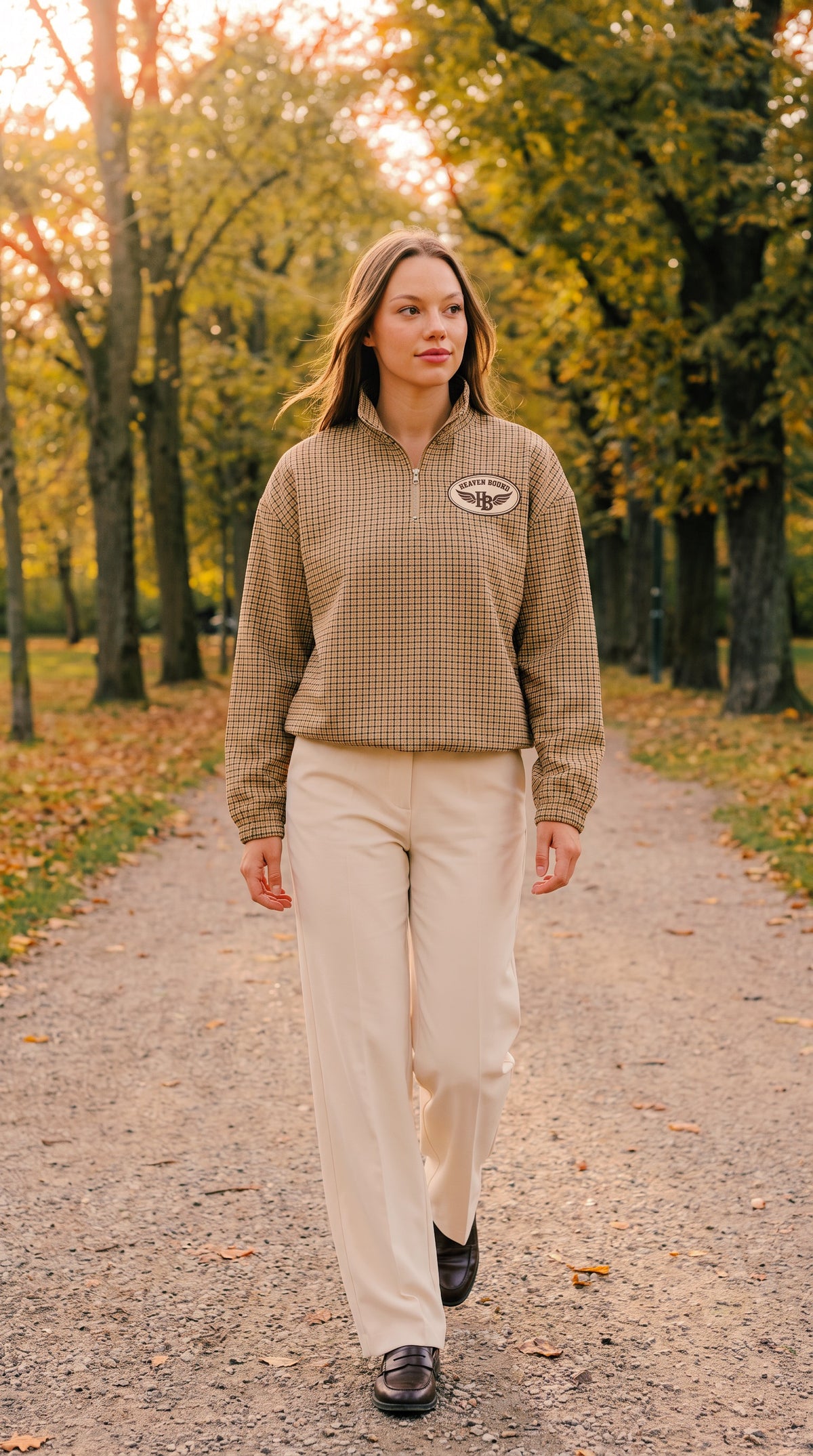 Heaven Bound Heritage Plaid Quarter-Zip