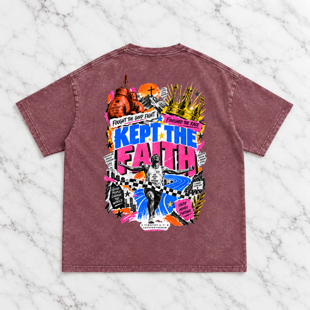 Kept The Faith Oversized Tee