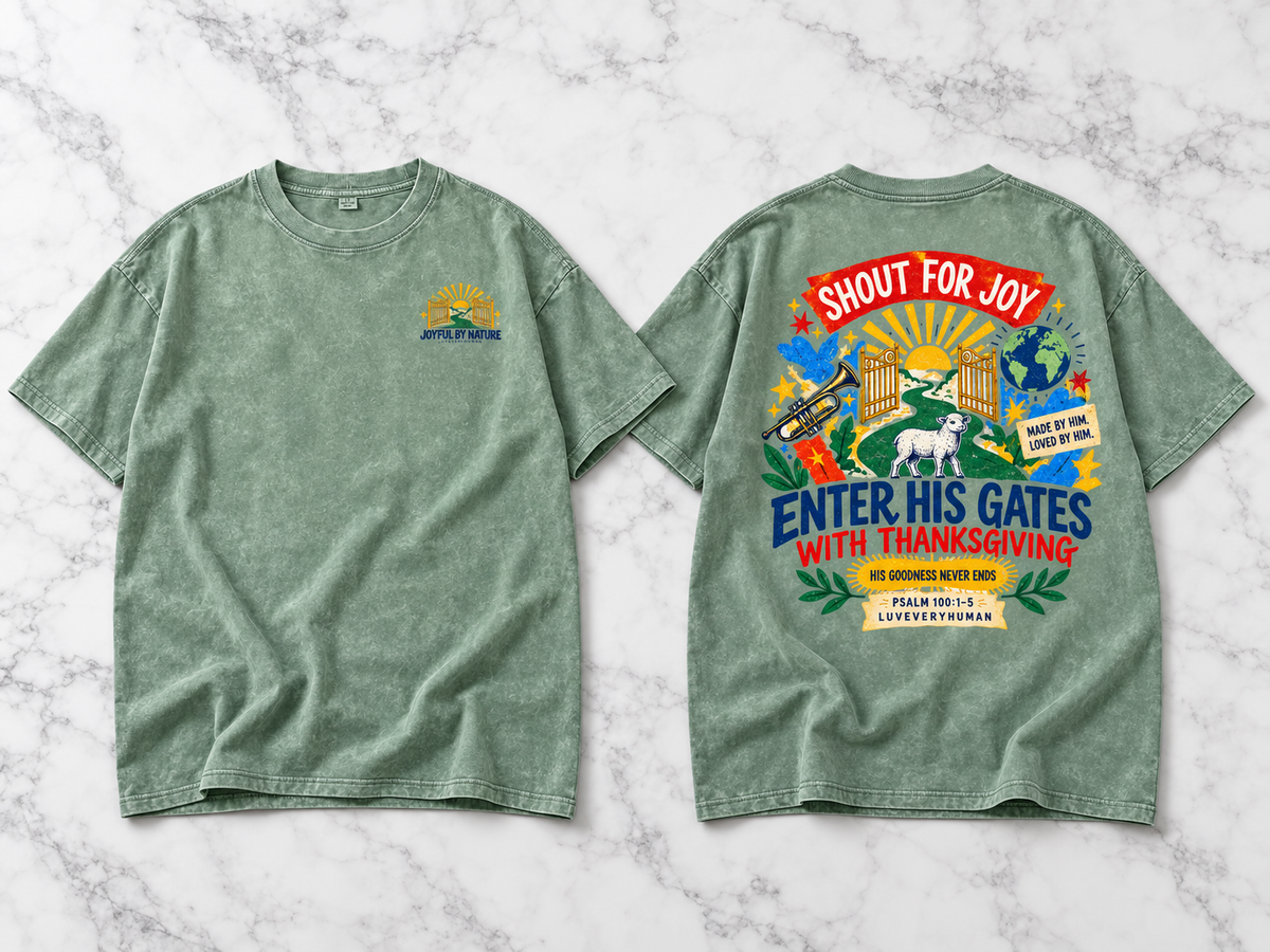 Joyful by Nature Oversized Tee