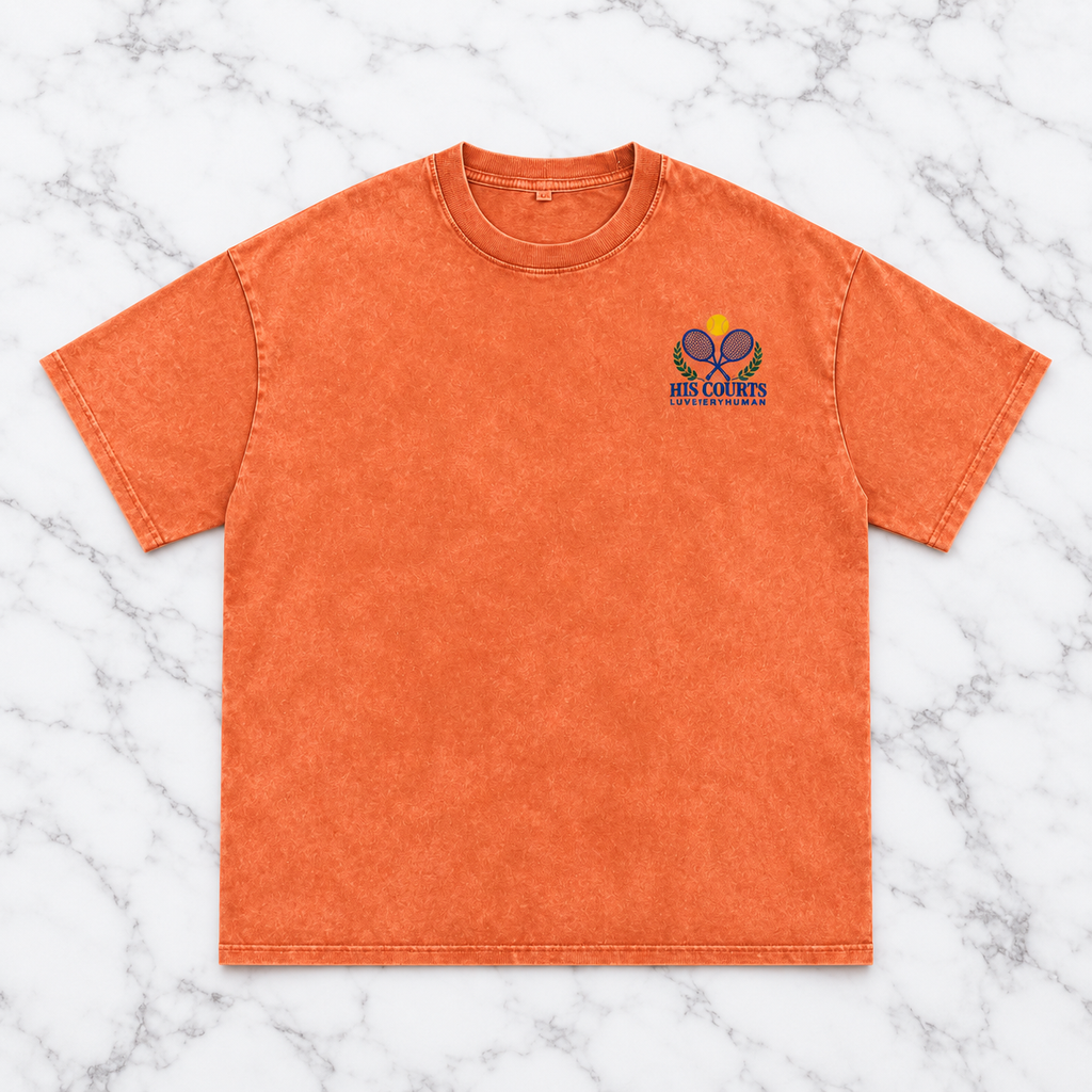 Enter His Courts Oversized Tee