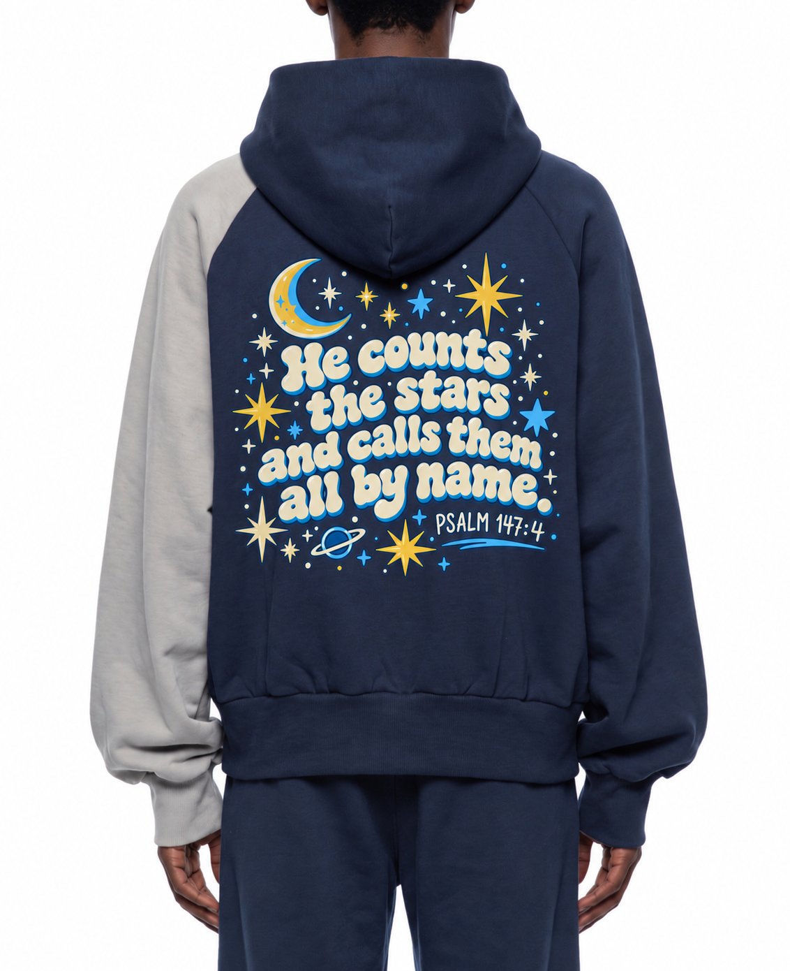 He Counts the Stars Hoodie — Psalm 147:4