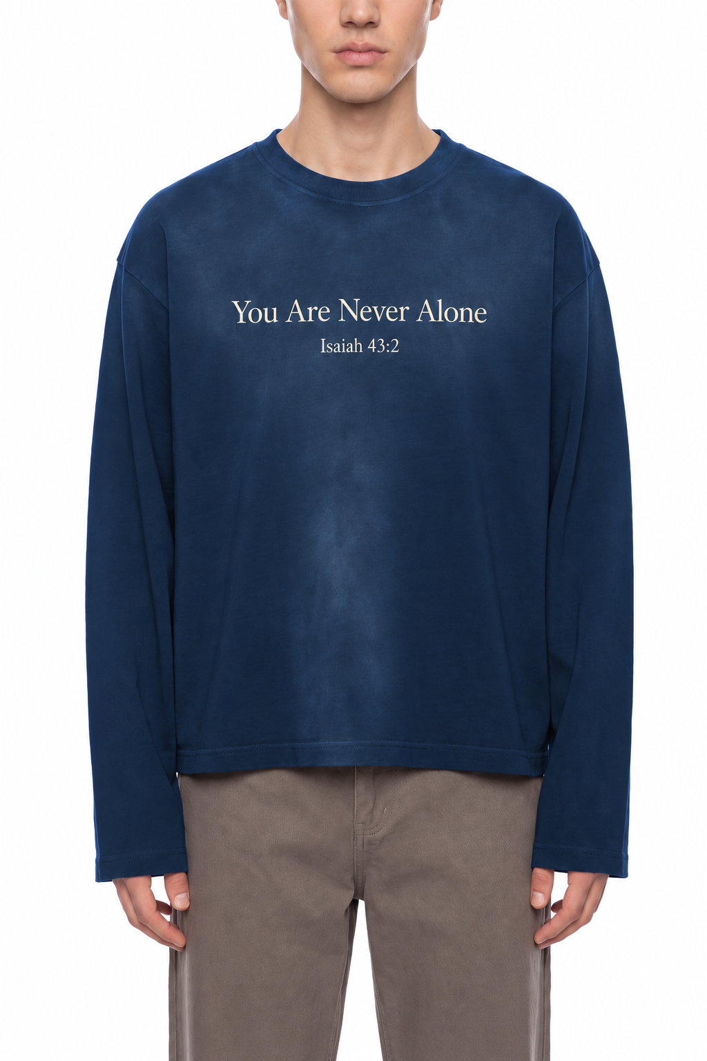 You Are Never Alone — Isaiah 43:2 Long Sleeve