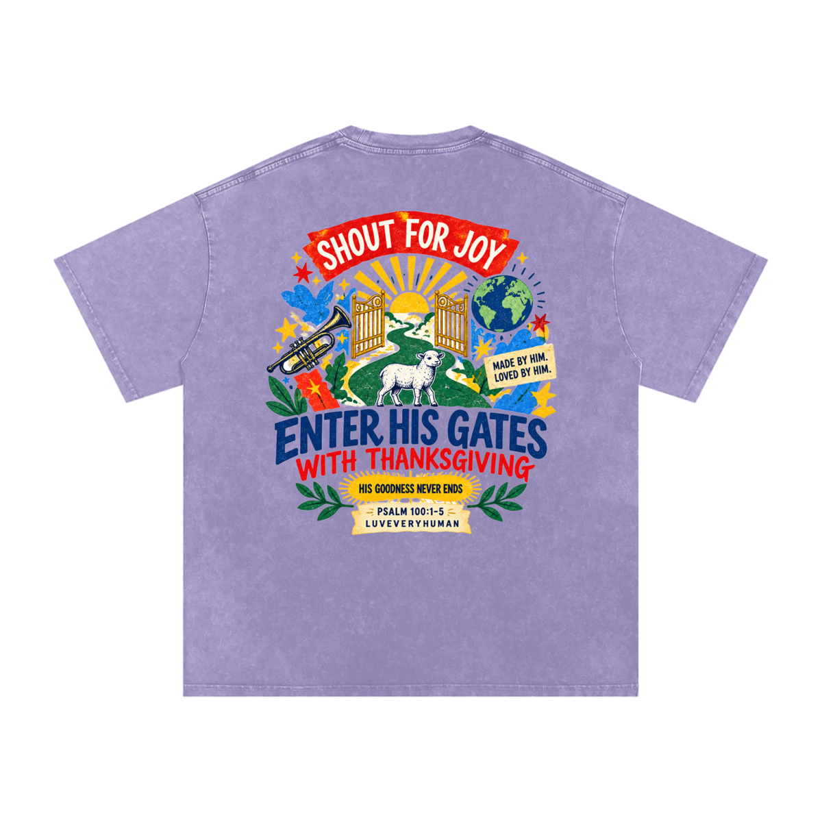 Joyful by Nature Oversized Tee