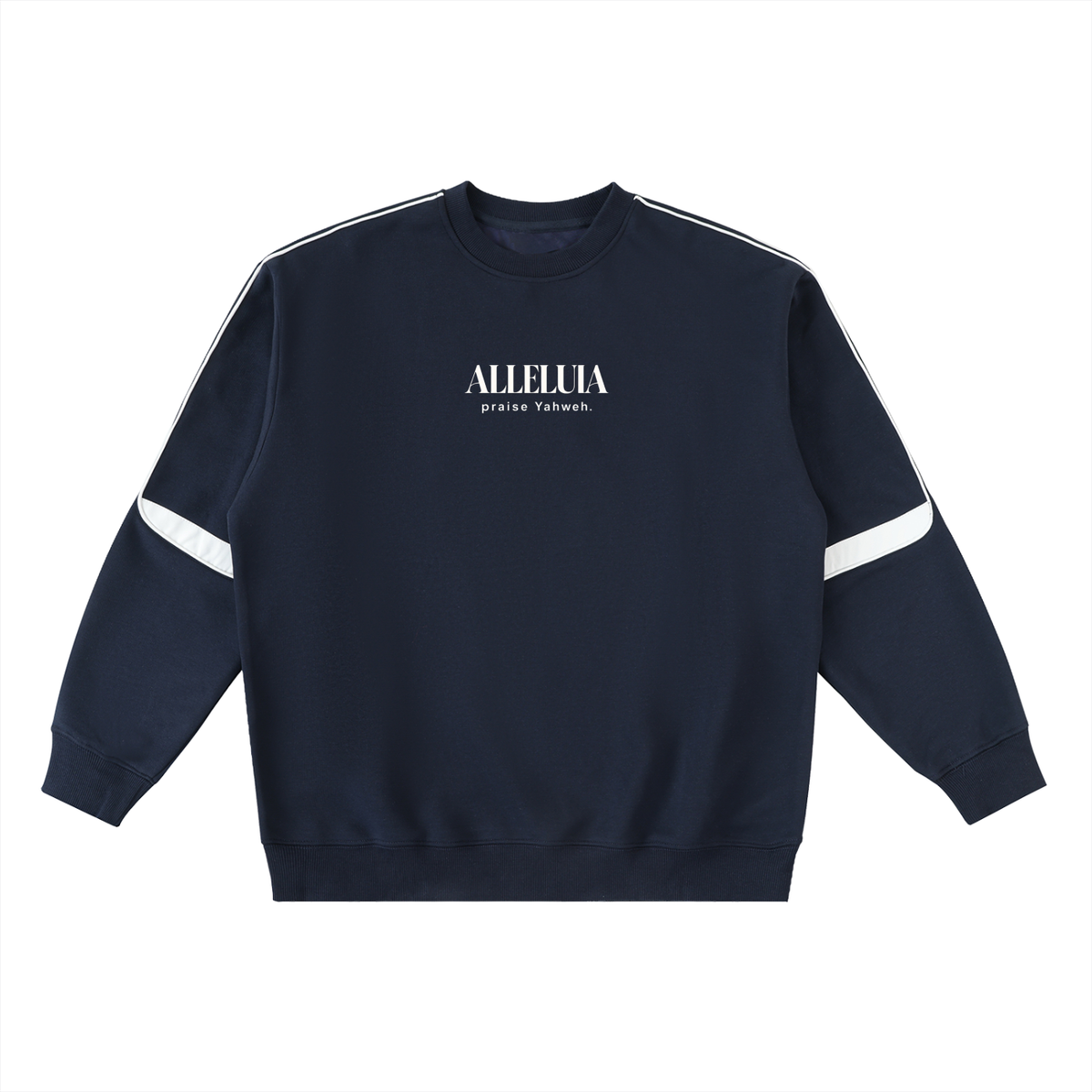 ALLELUIA — Oversized Taped Crewneck