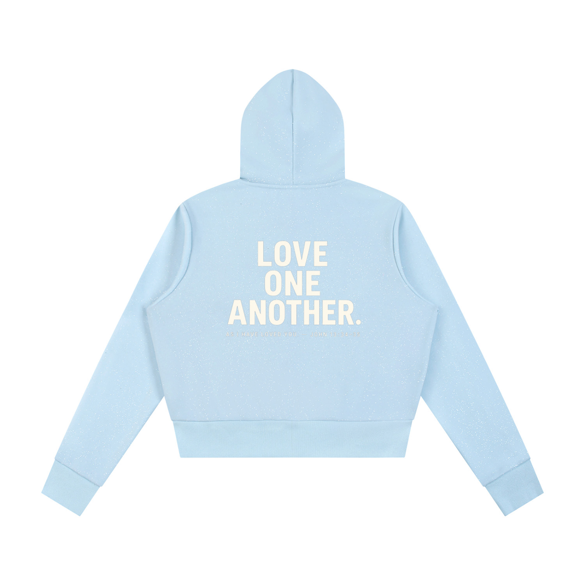 MADE TO LOVE — Women's Speckled Zip Hoodie