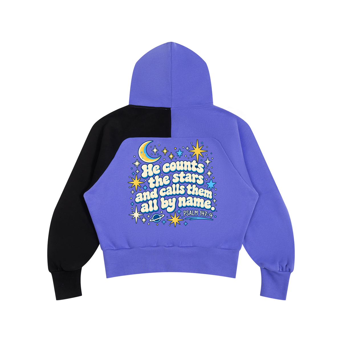 He Counts the Stars Hoodie — Psalm 147:4