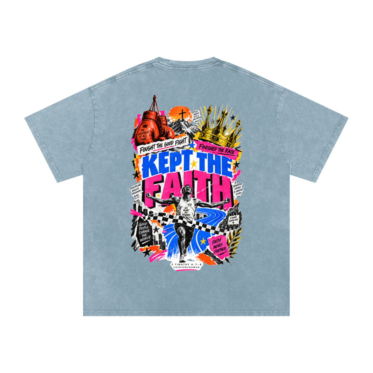 Kept The Faith Oversized Tee
