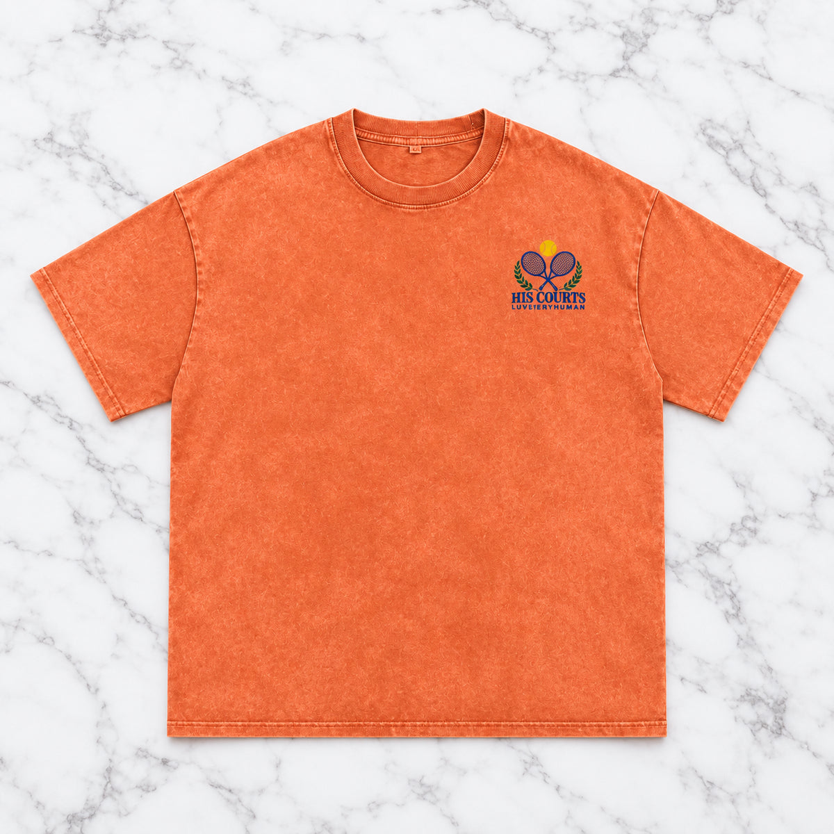 Enter His Courts Oversized Tee