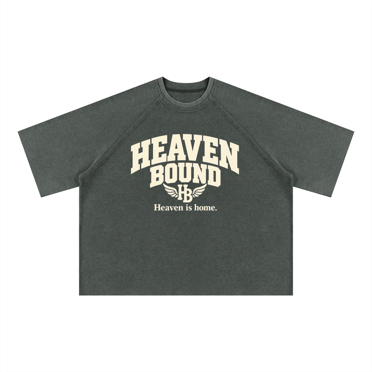 Heaven Bound Collegiate Waffle Tee