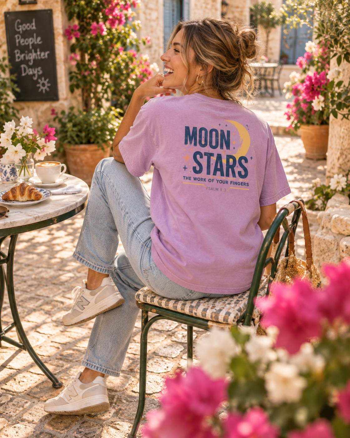 MOON + STARS TEE