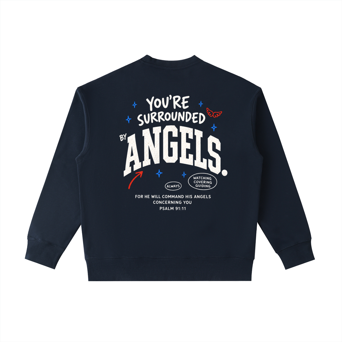 Surrounded by Angels | Heavyweight Crewneck