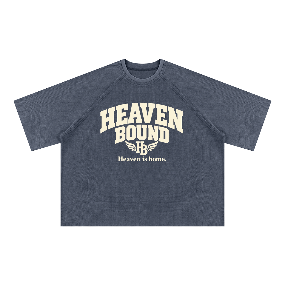 Heaven Bound Collegiate Waffle Tee