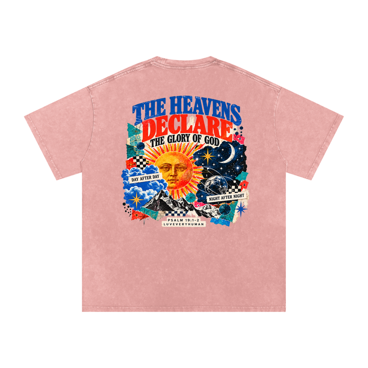 The Heavens Declare Oversized Tee