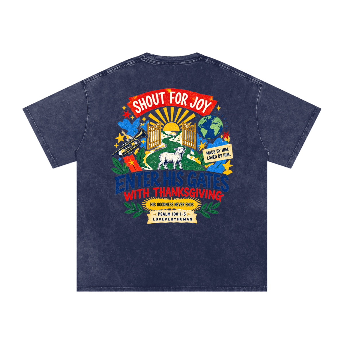 Joyful by Nature Oversized Tee