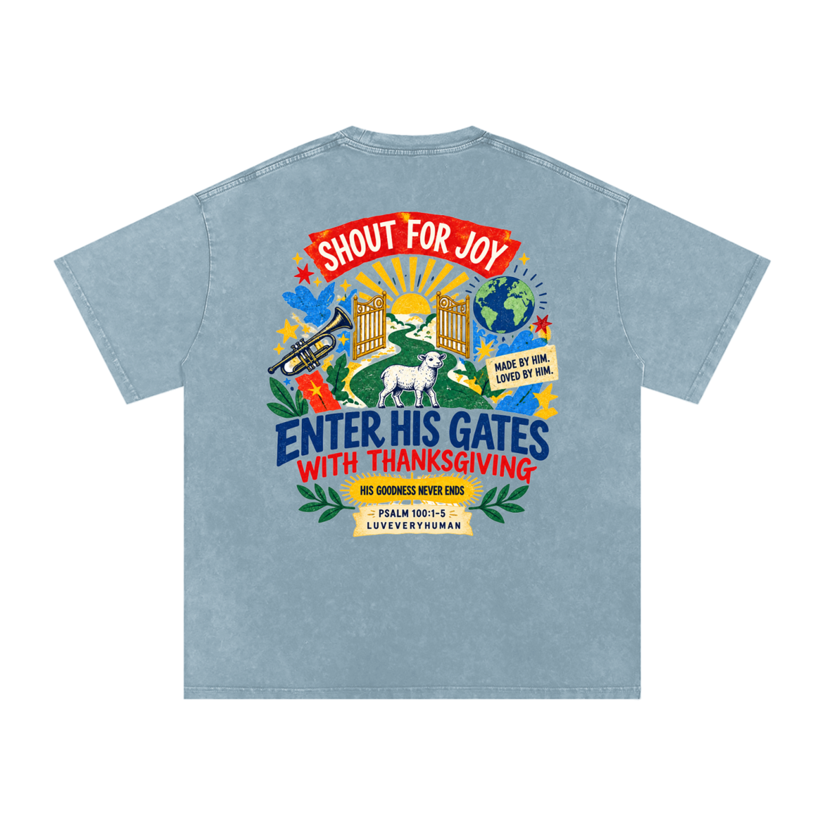 Joyful by Nature Oversized Tee