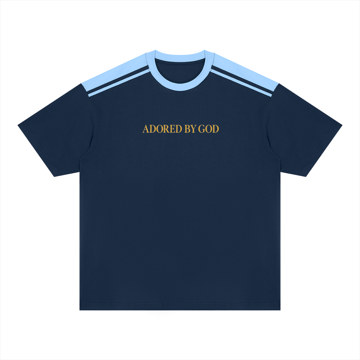 ADORED BY GOD — Color Block Tee