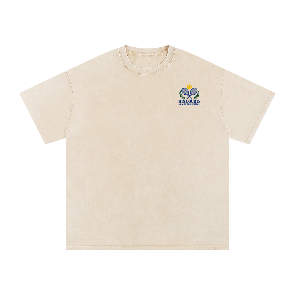 Enter His Courts Oversized Tee