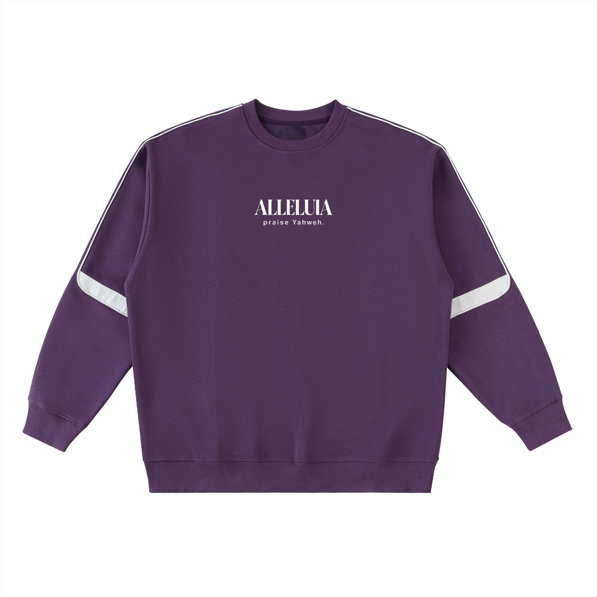 ALLELUIA — Oversized Taped Crewneck