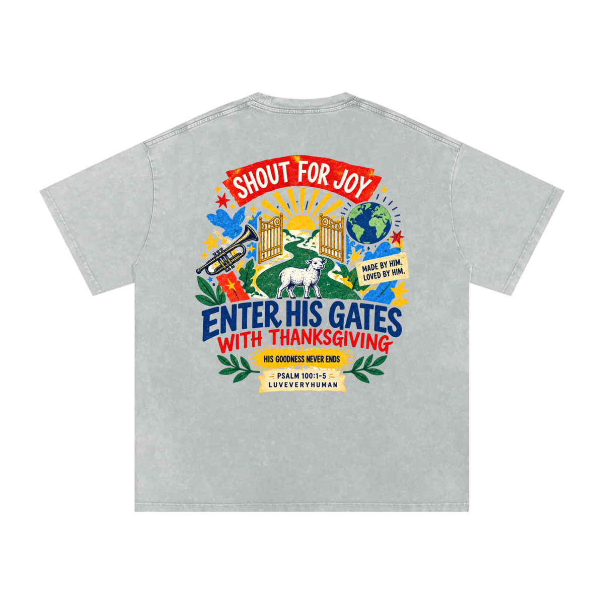 Joyful by Nature Oversized Tee
