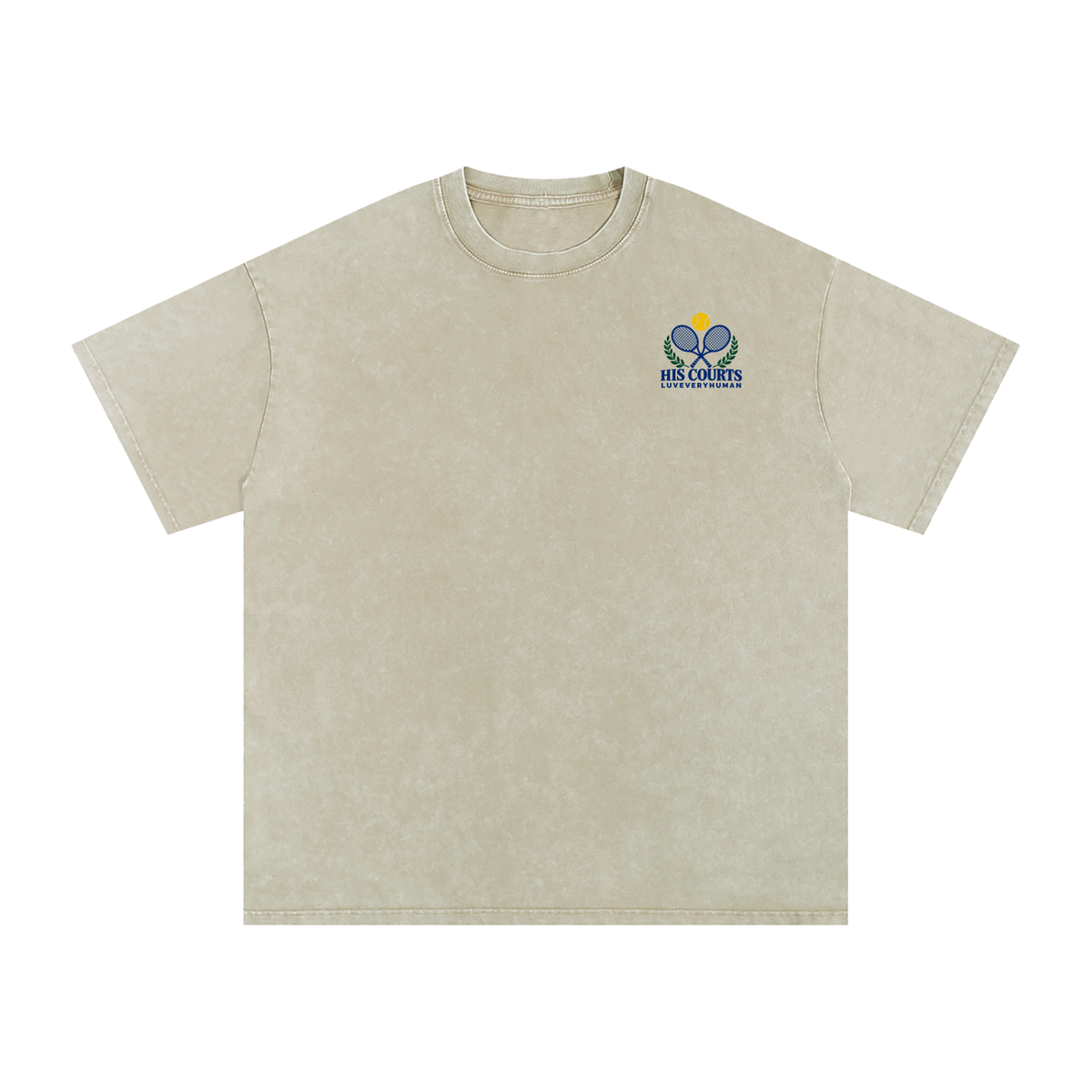 Enter His Courts Oversized Tee