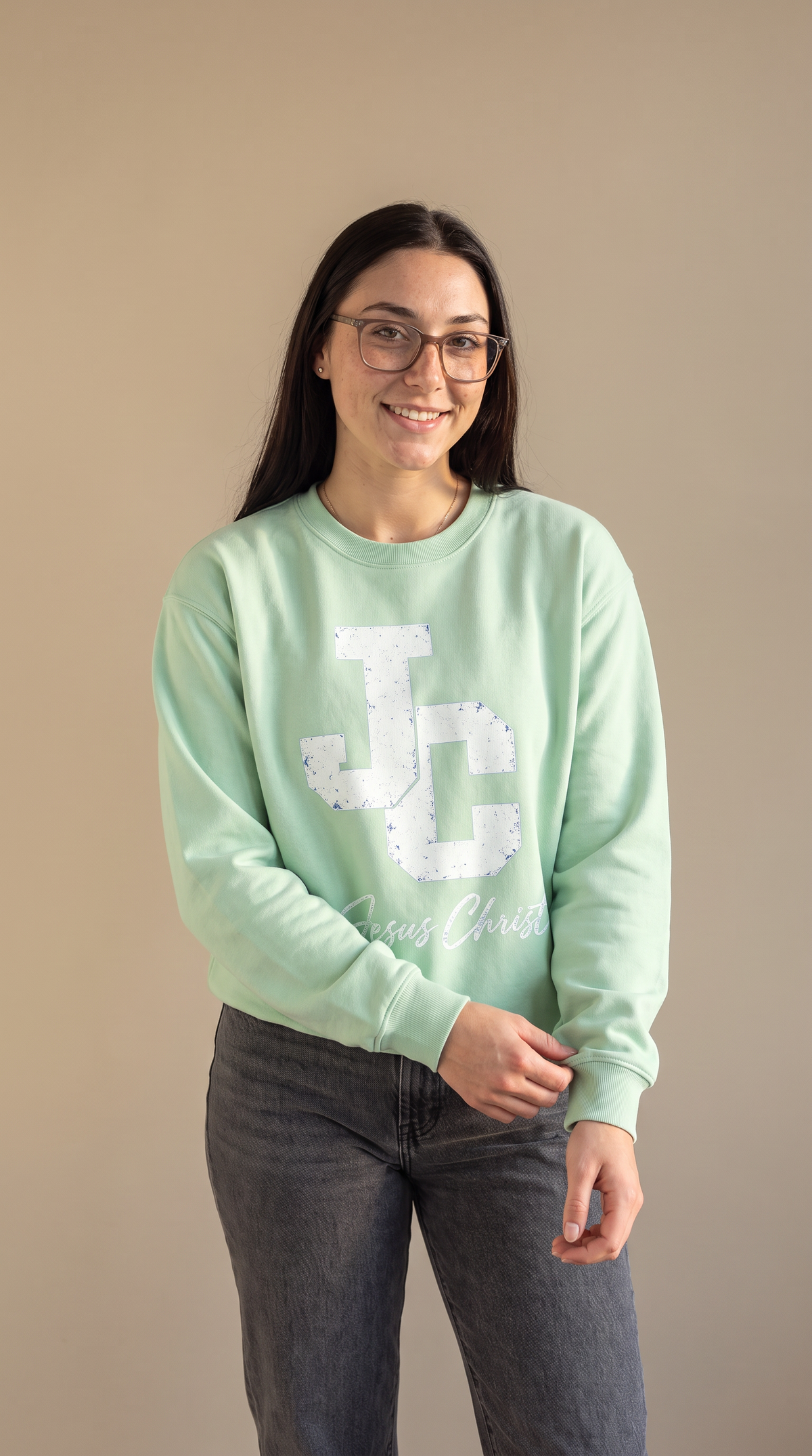 JC | Oversized Crewneck Sweatshirt