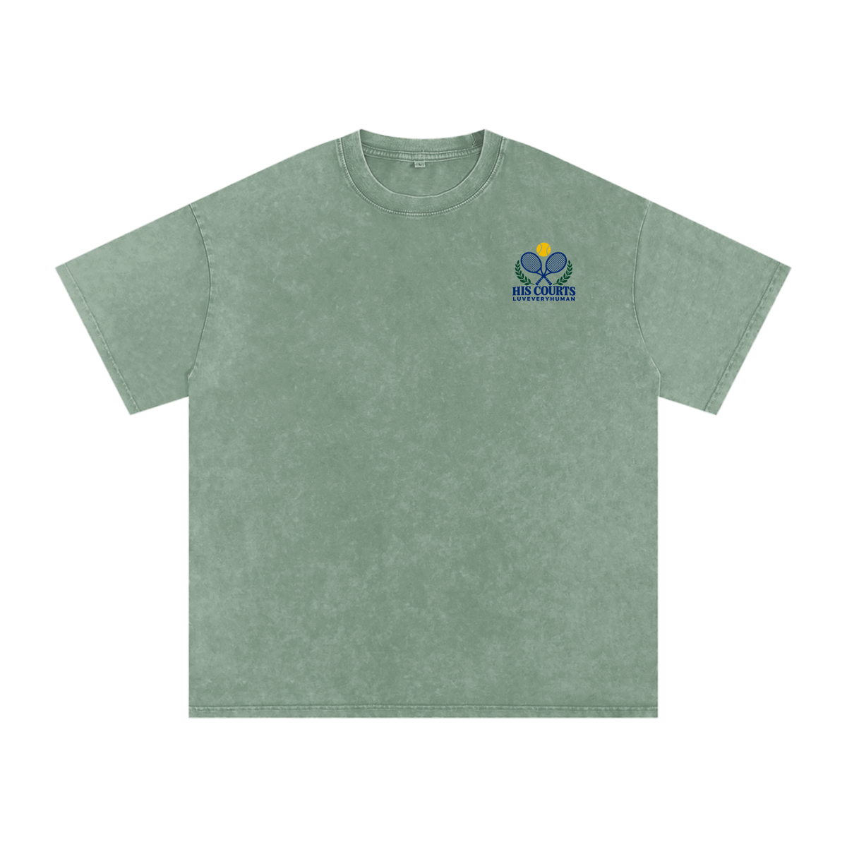 Enter His Courts Oversized Tee