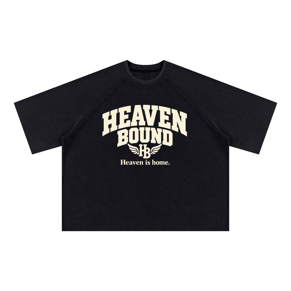 Heaven Bound Collegiate Waffle Tee