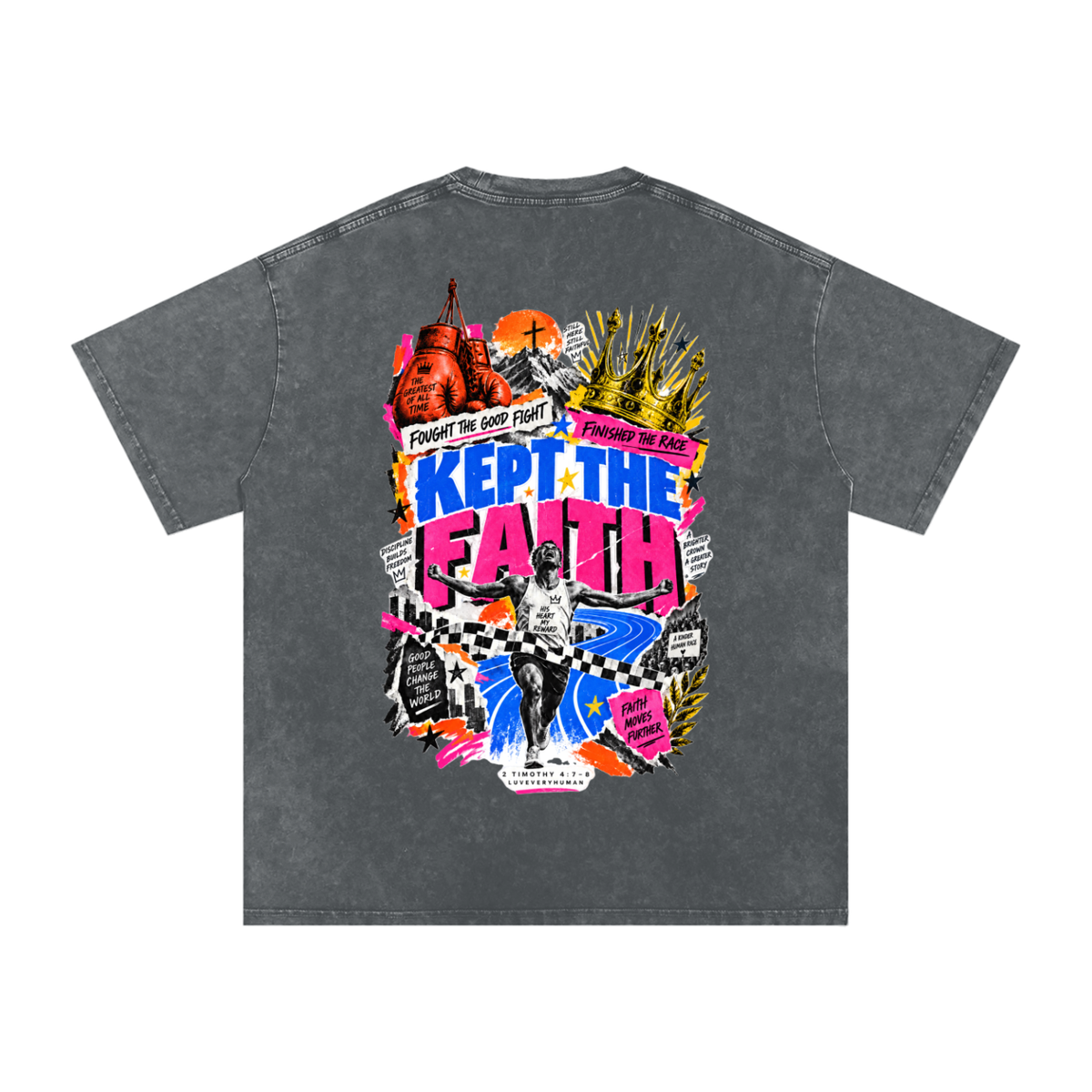 Kept The Faith Oversized Tee