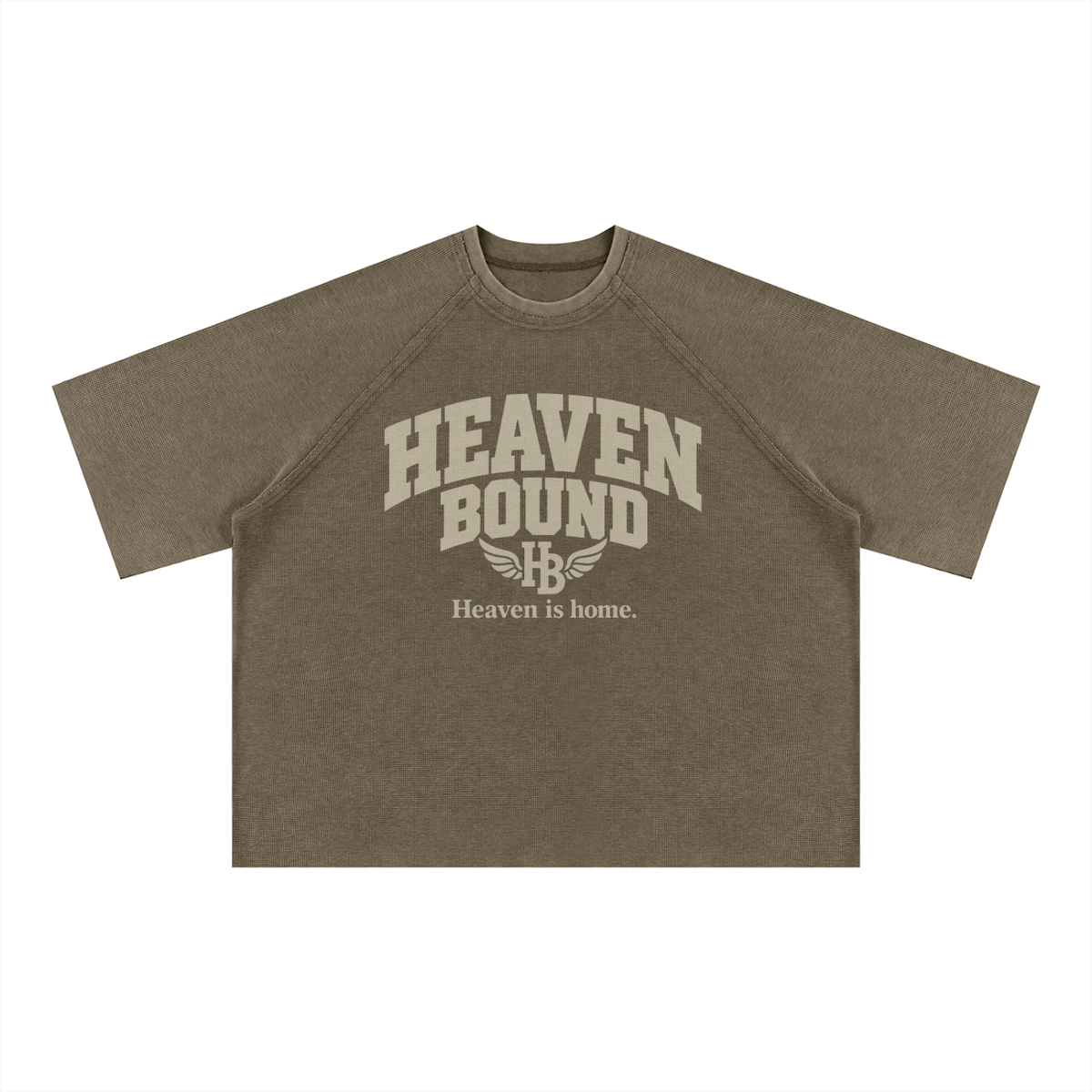 Heaven Bound Collegiate Waffle Tee