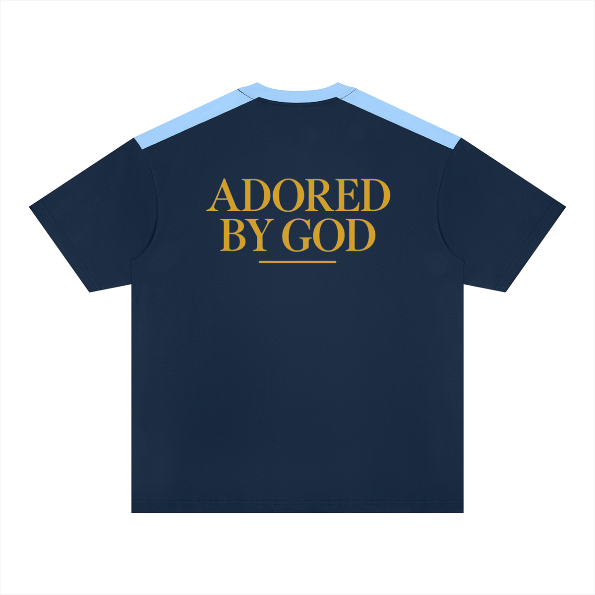 ADORED BY GOD — Color Block Tee