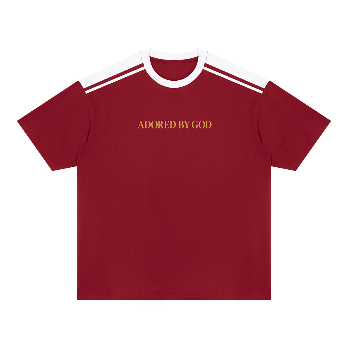 ADORED BY GOD — Color Block Tee