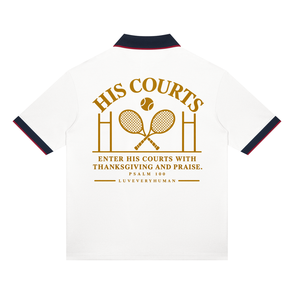 HIS COURTS POLO — Psalm 100