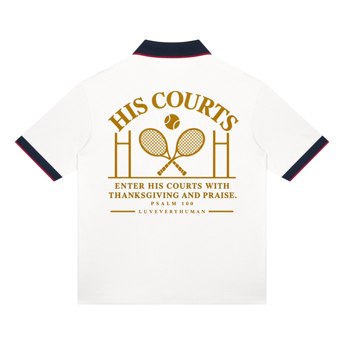 HIS COURTS POLO — Psalm 100